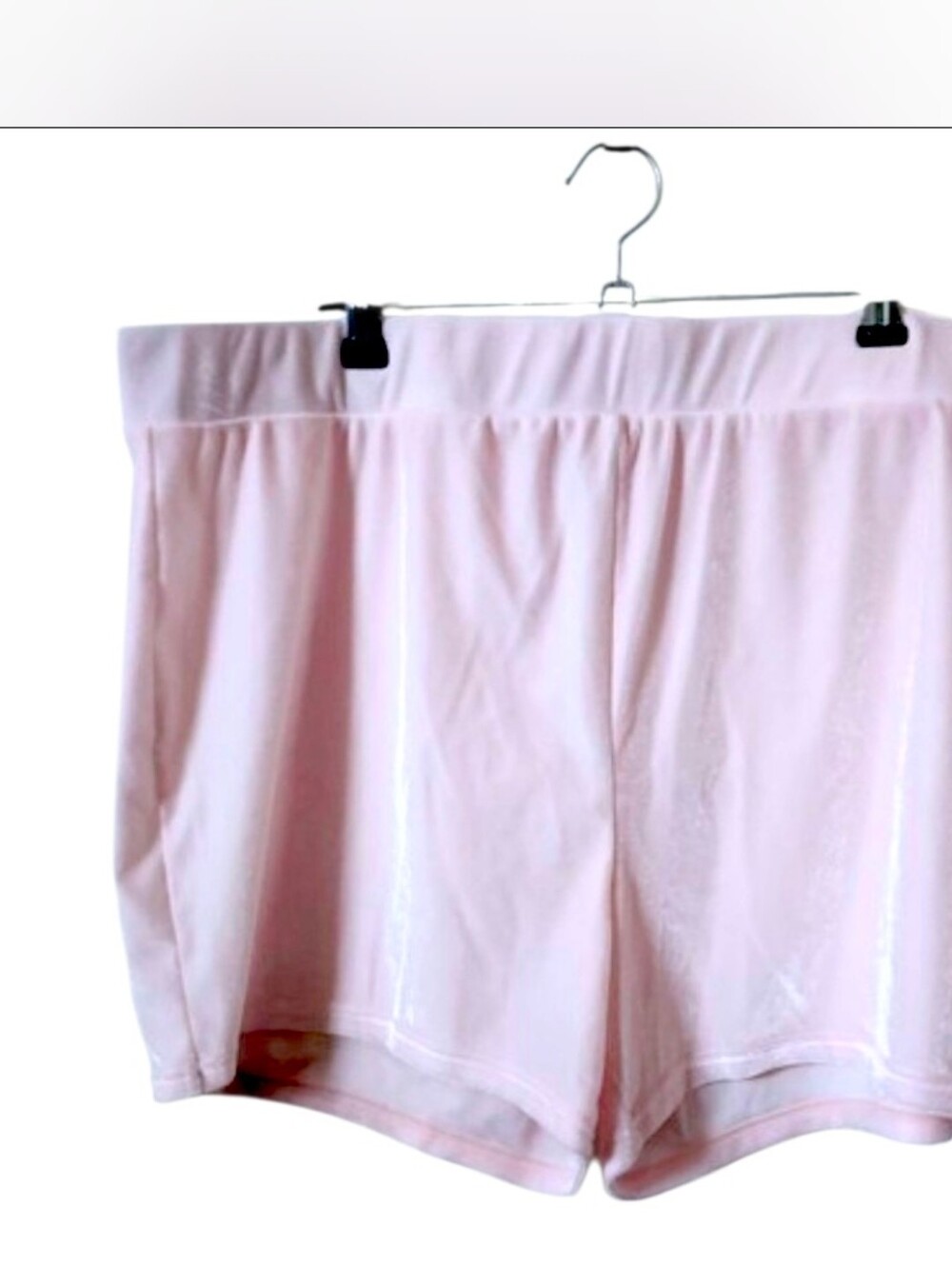 Torrid Curve Pastel Pink Velvet Comfy Shorts 2x